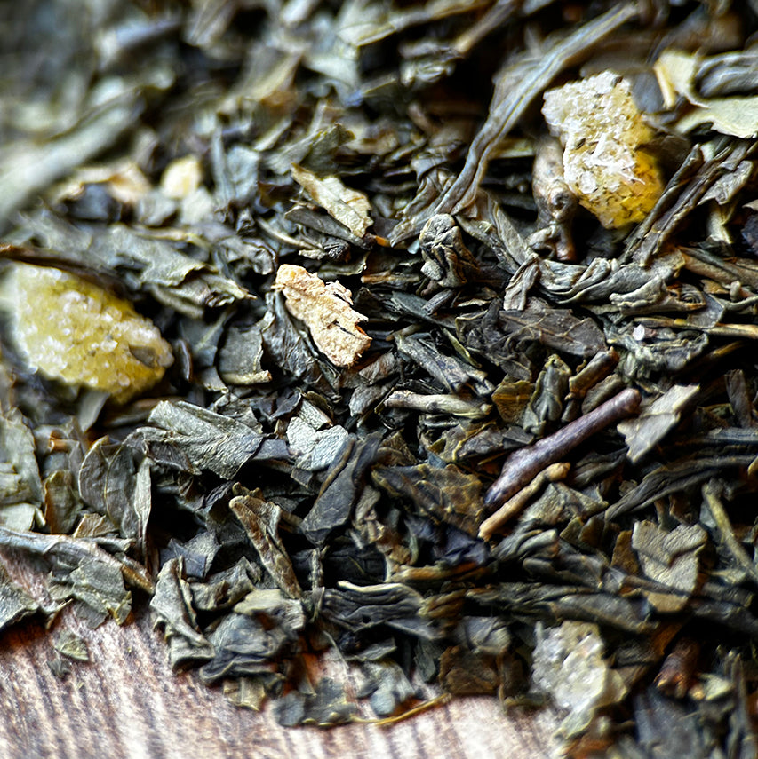 Honey Ginger Loose Leaf Green Tea