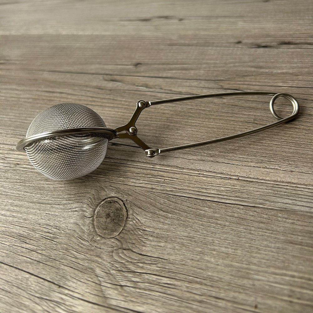 Snap Mesh Ball Stainless Steel Tea Infuser