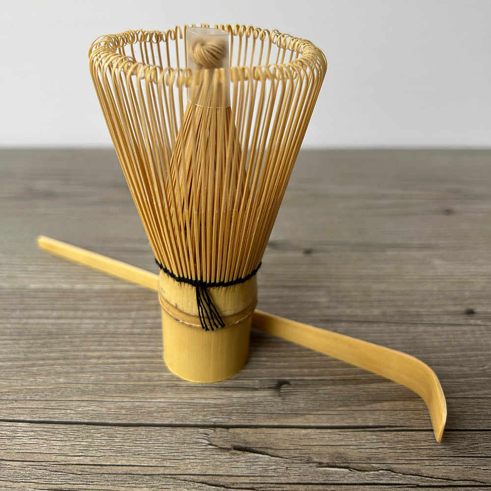 Match tea whisk and matcha spoon