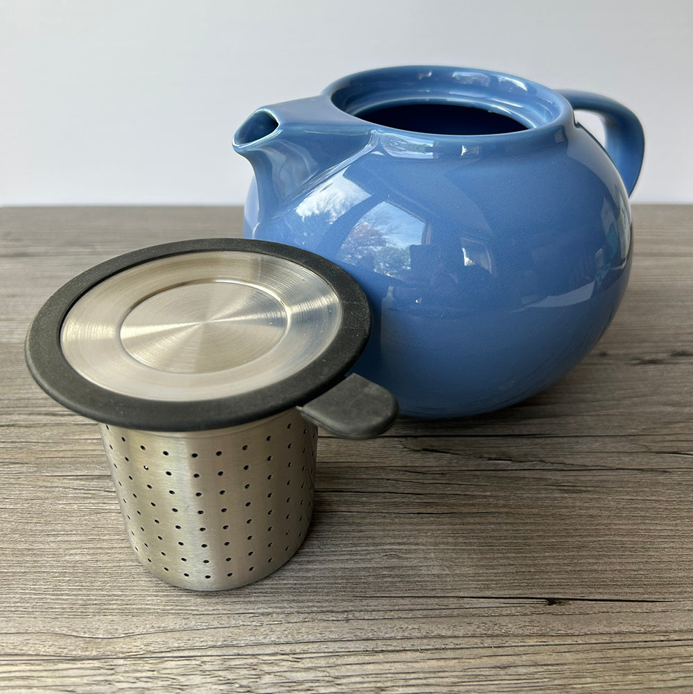 Blue Six Cup Teapot with infuser