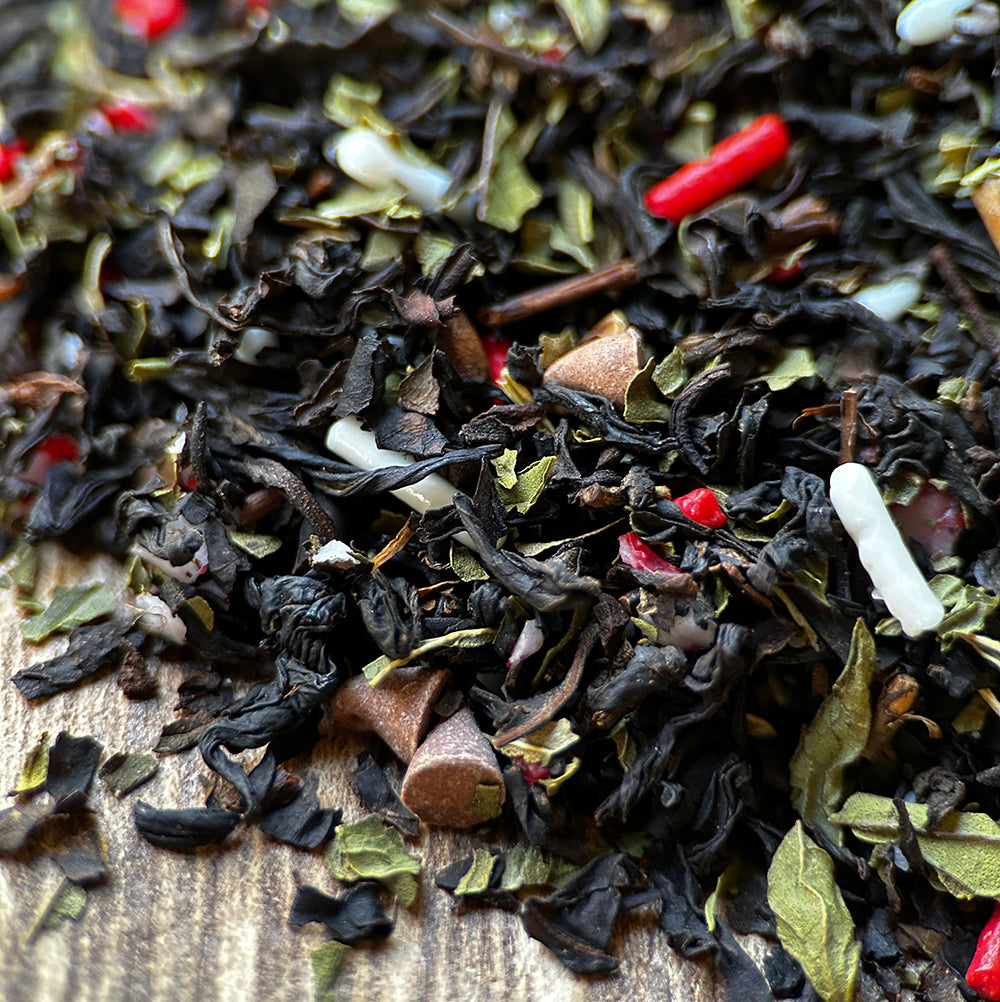 Peppermint Bark Loose Leaf Black Tea