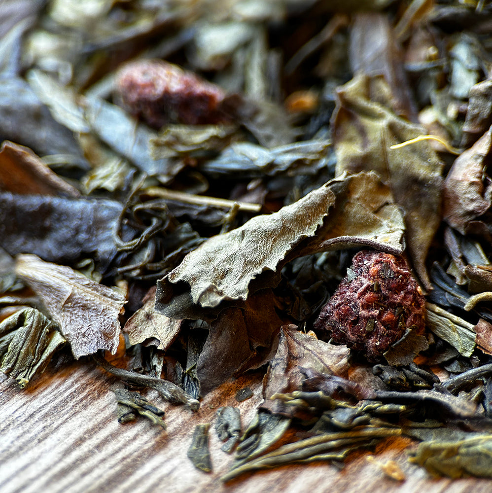 Raspberry Ginger Loose Leaf Green Tea