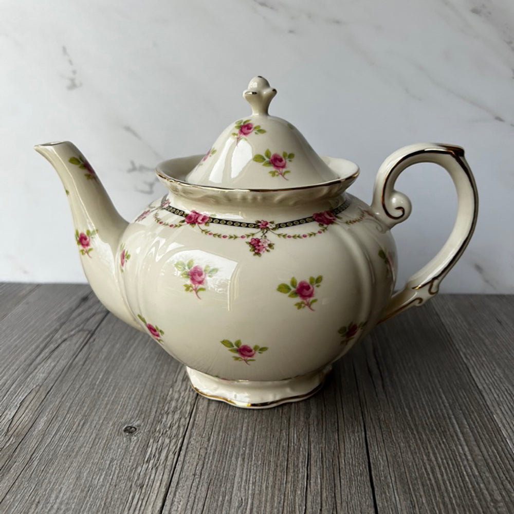 Rosie Posie Porcelain Teapot