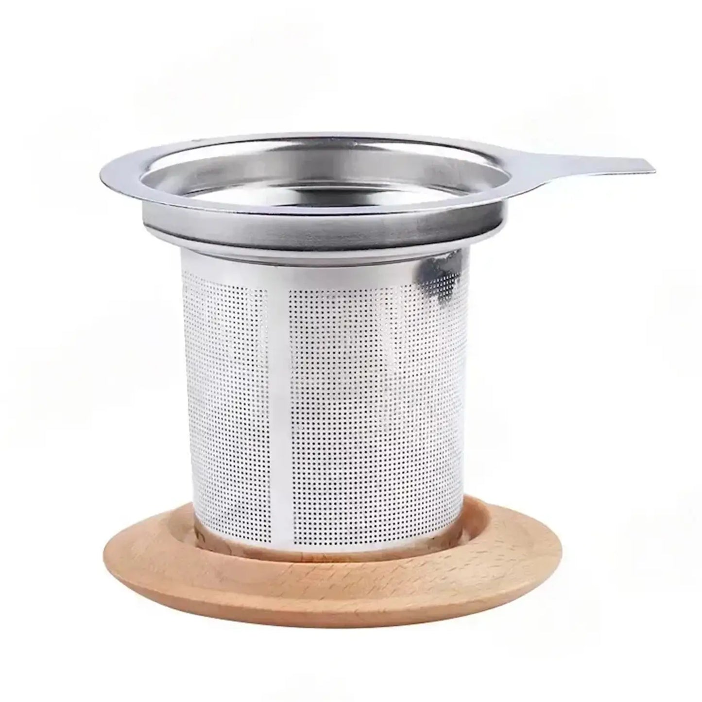 
                  
                    Stainless Steel Tea Infuser with Bamboo Lid
                  
                